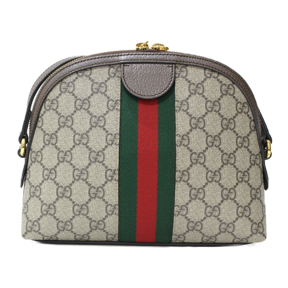 Gucci Offdia Tan Canvas GG Supreme Shoulder Beige Bag - Picture 4 of 7